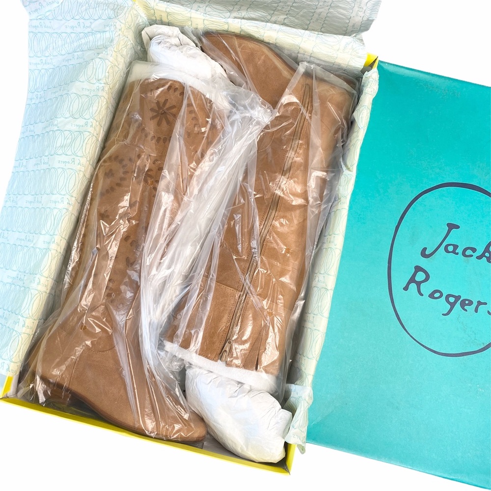 new Jack Rogers ✦ Tara Tall Suede Riding Boot ✦ - Picture 8 of 16